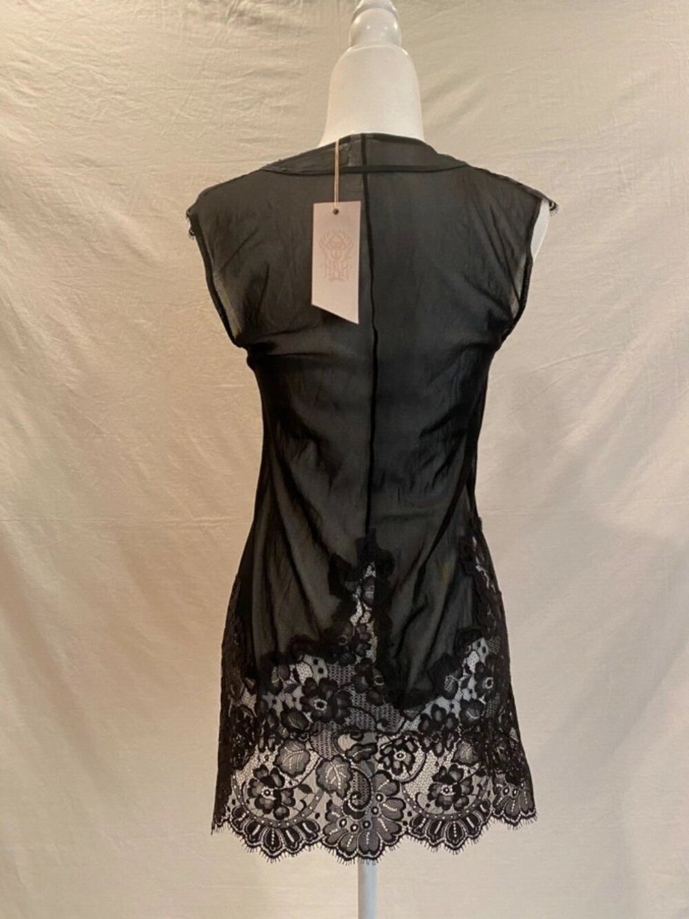 HAH Hot As Hell Lingerie Short Sheer Lace Lingerie Valentines Day Sz XS, M - Picture 4 of 7
